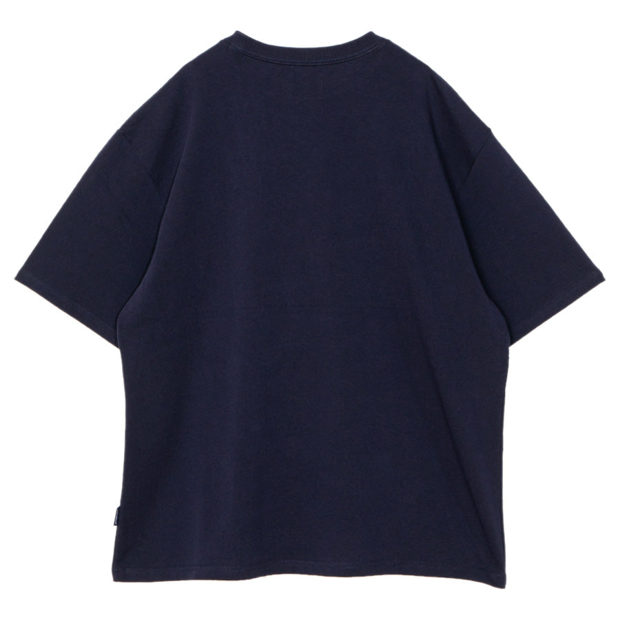 APPLEBUM NY YANKEES LEAF LOGO T-SHIRT ネイビー 背面 平置き ML2621101M