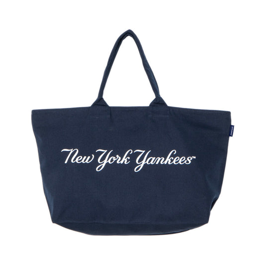APPLEBUM NY YANKEES TOTE BAG ニューヨーク・ヤンキース トートバッグ ネイビー 正面 平置き ML2621001Y