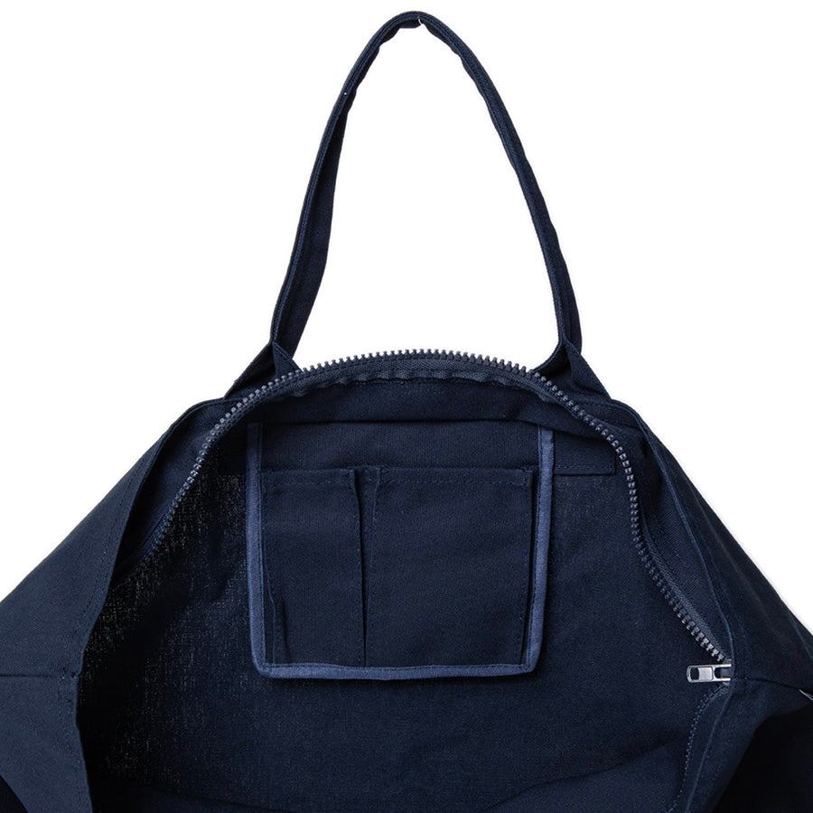 APPLEBUM NY YANKEES TOTE BAG ニューヨーク・ヤンキース トートバッグ ネイビー 内側ポケット詳細 ML2621001Y