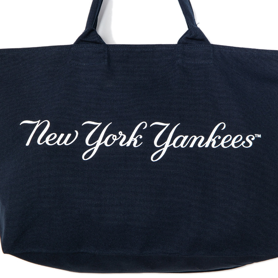 APPLEBUM NY YANKEES TOTE BAG ニューヨーク・ヤンキース トートバッグ ネイビー ロゴプリント詳細 ML2621001Y