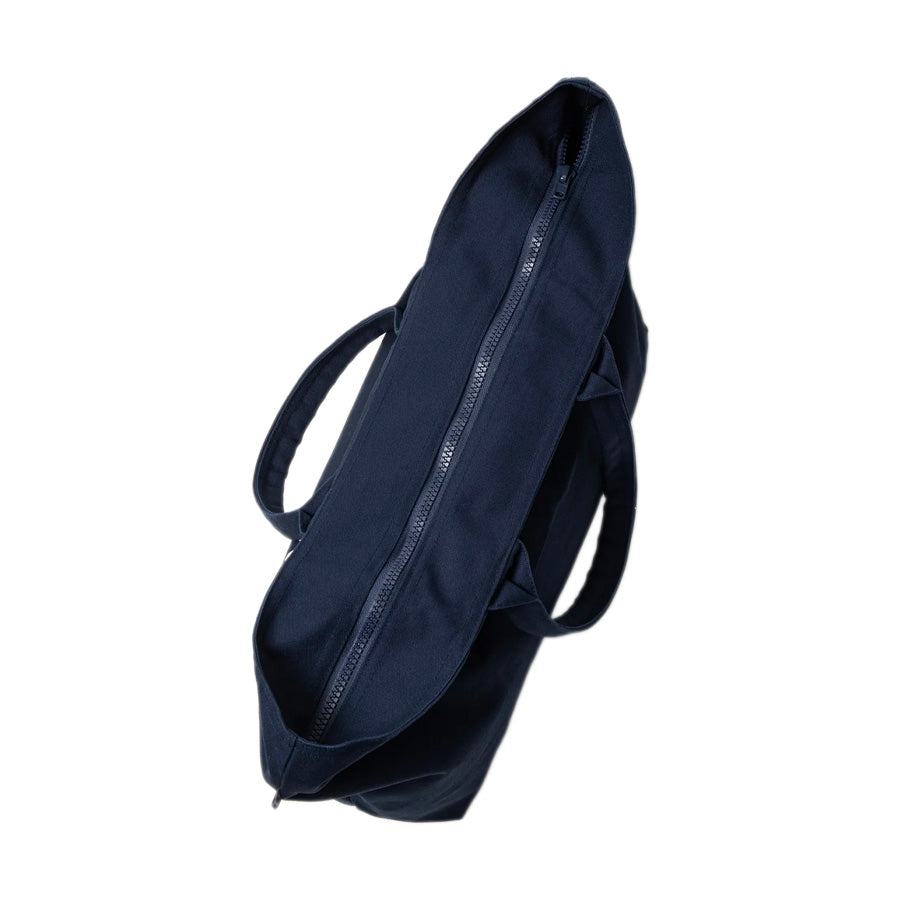 APPLEBUM NY YANKEES TOTE BAG ニューヨーク・ヤンキース トートバッグ ネイビー 上部 ジッパー詳細 ML2621001Y