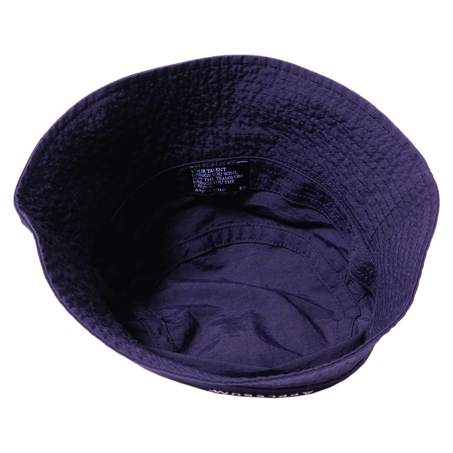 APPLEBUM Nylon Bucket Hat ネイビー 裏側全体