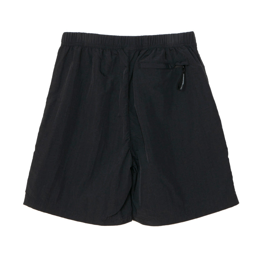 APPLEBUM（アップルバム）Nylon Shorts ブラック 平置き背面 HS2610801