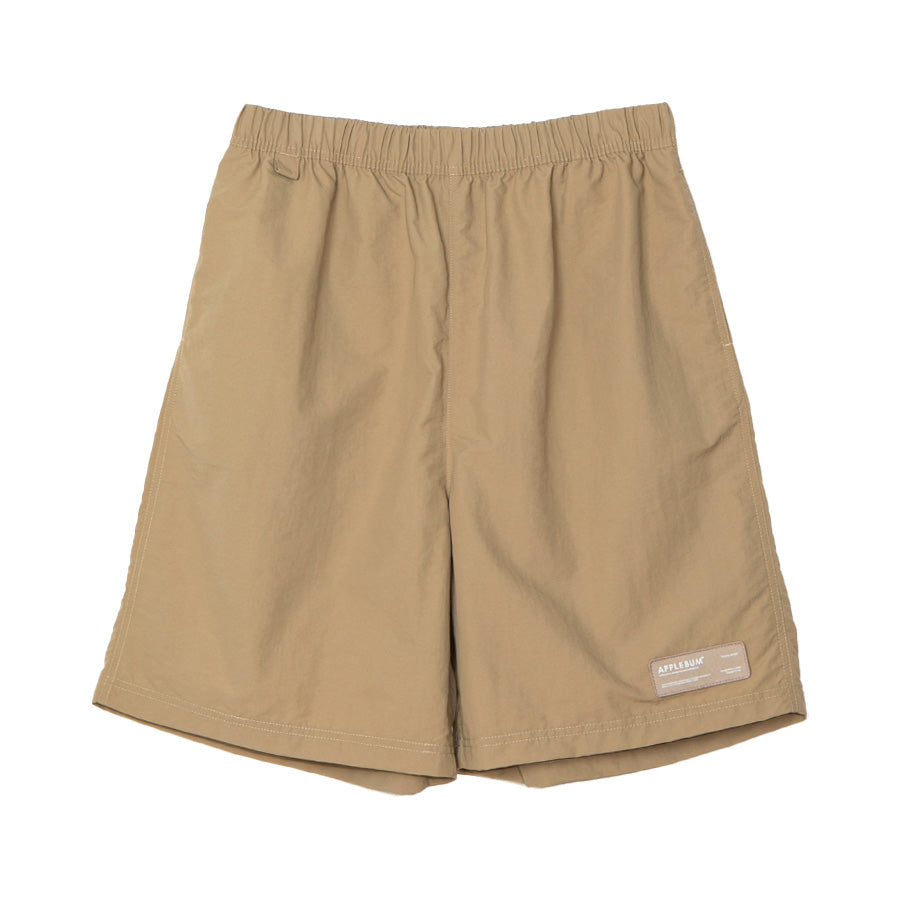 APPLEBUM（アップルバム）Nylon Shorts サンドベージュ 平置き正面 HS2610801