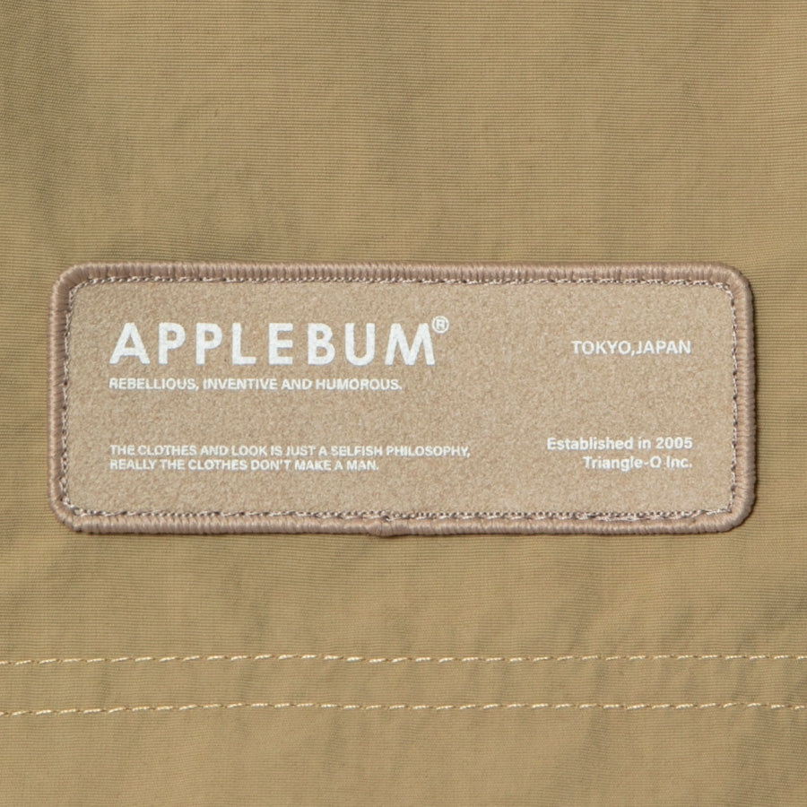 APPLEBUM（アップルバム）Nylon Shorts サンドベージュ 左裾ブランドロゴネーム HS2610801