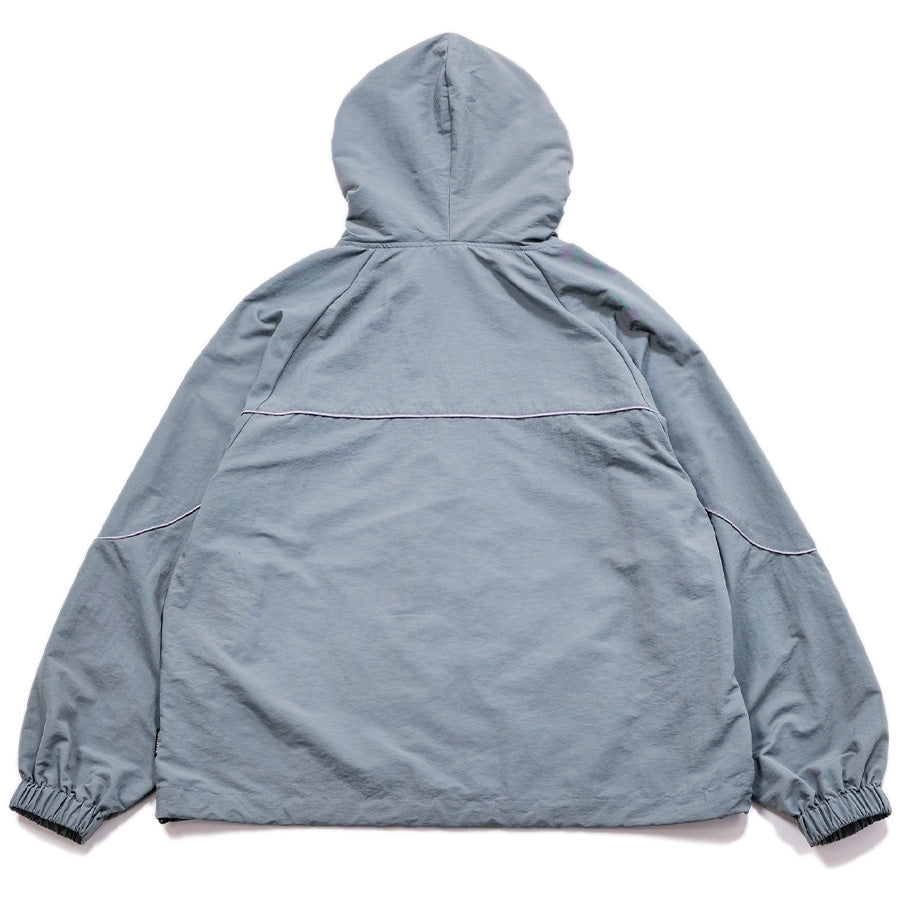 APPLEBUM Nylon Track Jacket グレー 背面