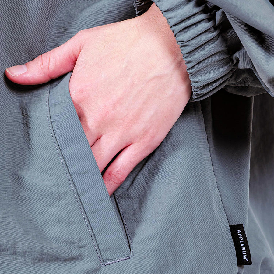 APPLEBUM Nylon Track Jacket グレー ポケット