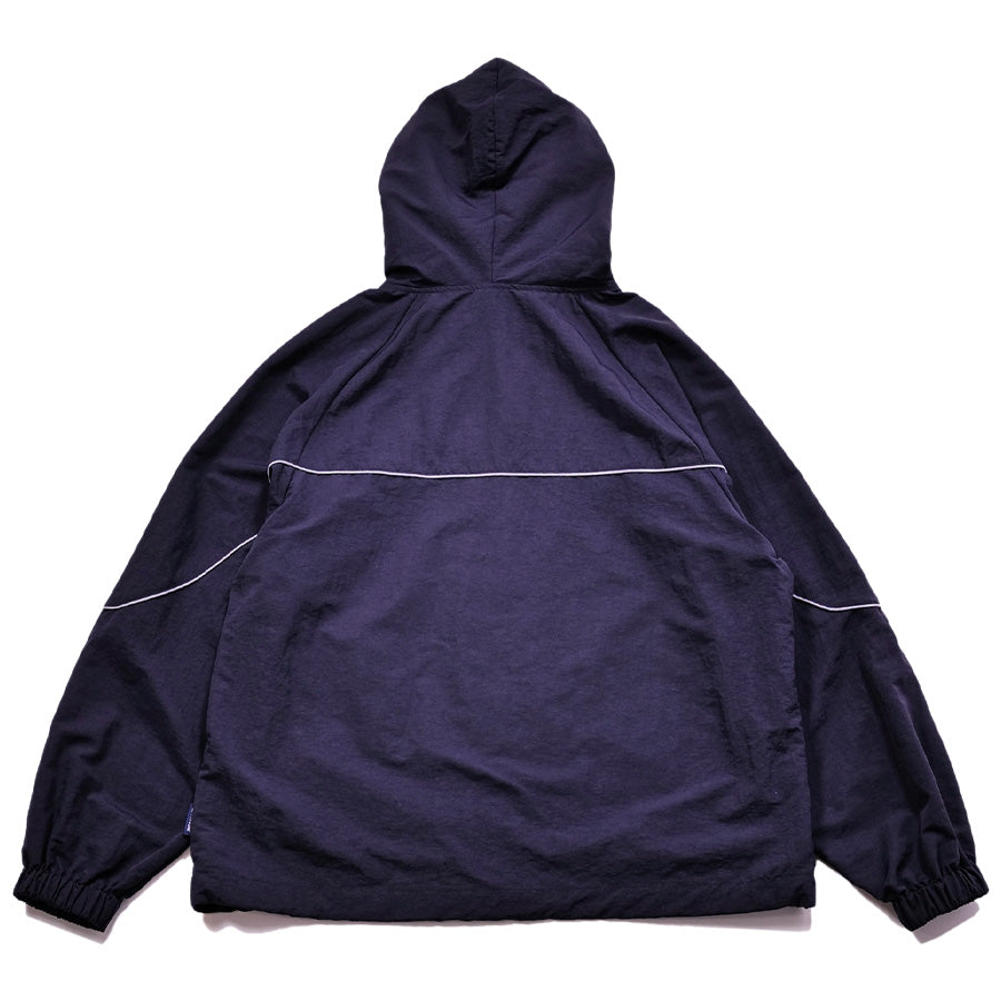 APPLEBUM ナイロントラックジャケット ネイビー 背面