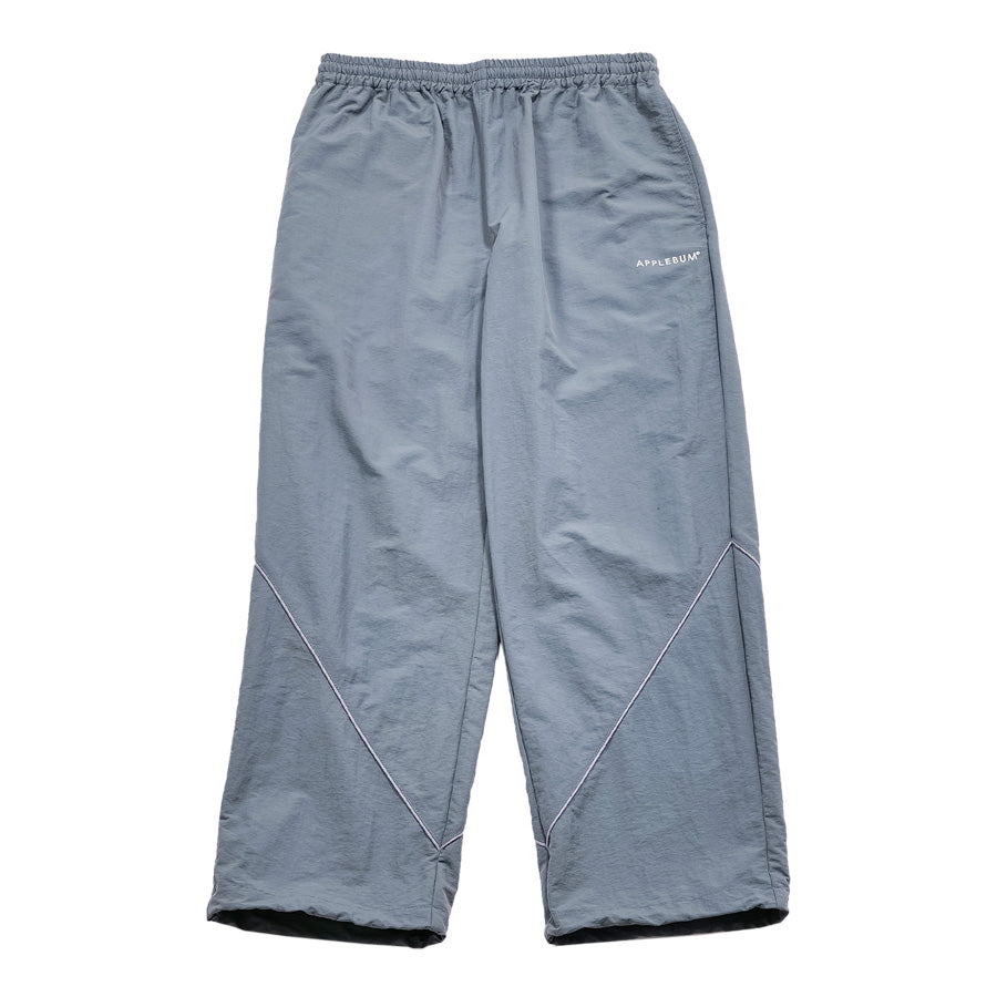 APPLEBUM ナイロントラックパンツ グレー 正面