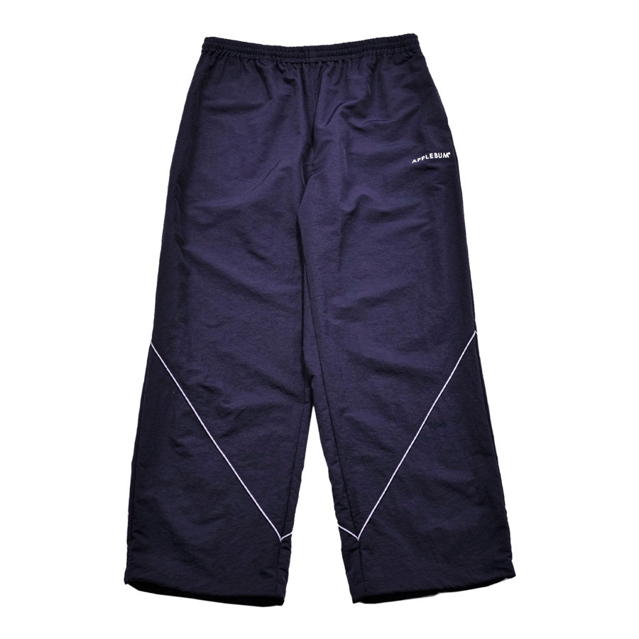 APPLEBUM Nylon Track Pants ネイビー 正面