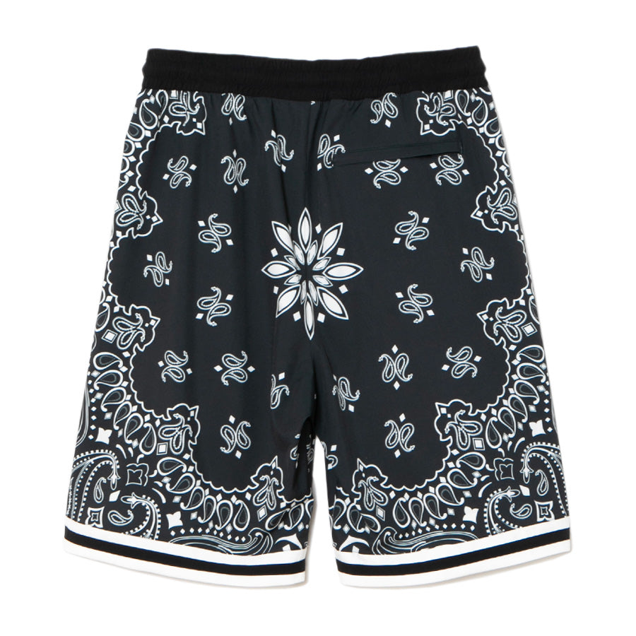 APPLEBUM Paisley Hoopers Shorts ブラック 背面