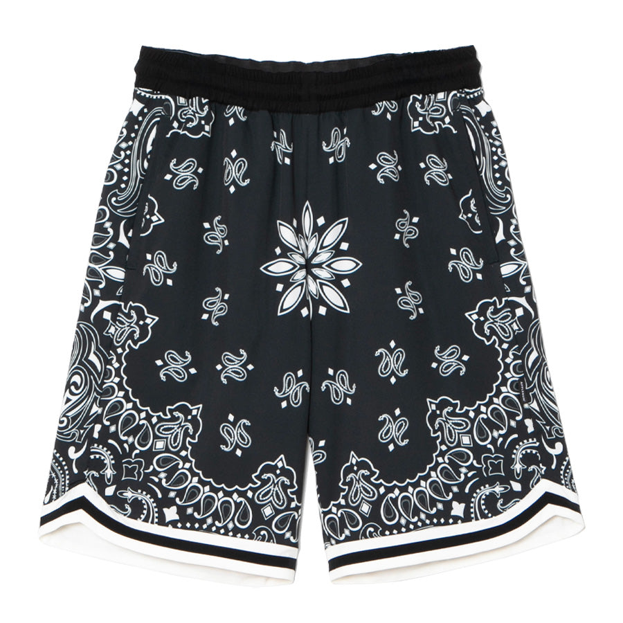 APPLEBUM Paisley Hoopers Shorts ブラック 正面