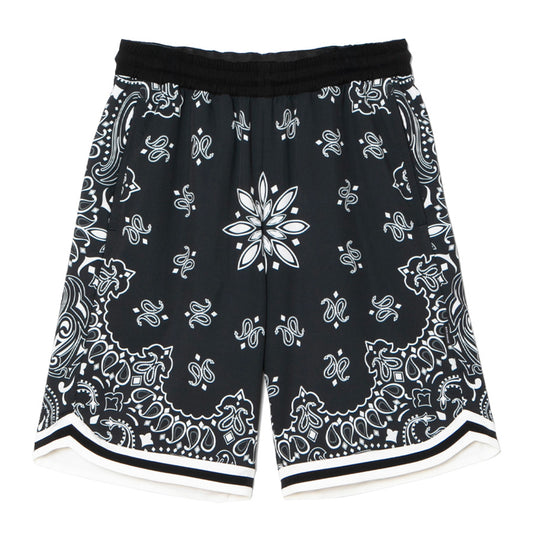 APPLEBUM Paisley Hoopers Shorts ブラック 正面