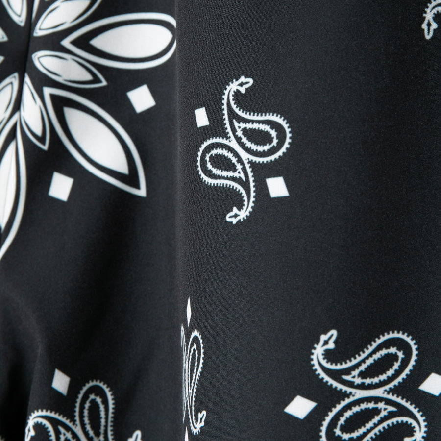 APPLEBUM Paisley Hoopers Shorts ブラック ペイズリー柄