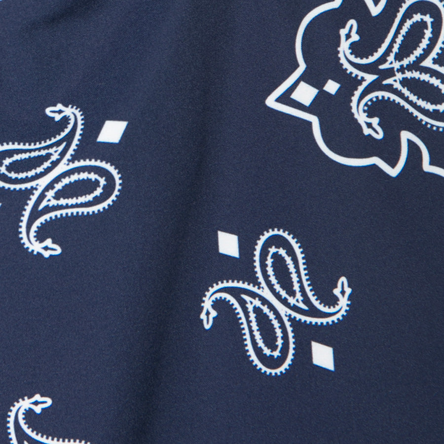 APPLEBUM Paisley Hoopers Shorts ネイビー ペイズリー柄