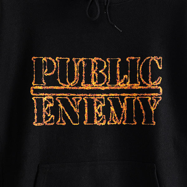 APPLEBUM × PUBLIC ENEMY Fire Logo Sweat Parka