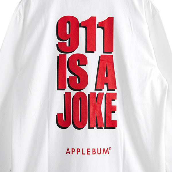 APPLEBUM × PUBLIC ENEMY 911 Is Joke L/S T-Shirt