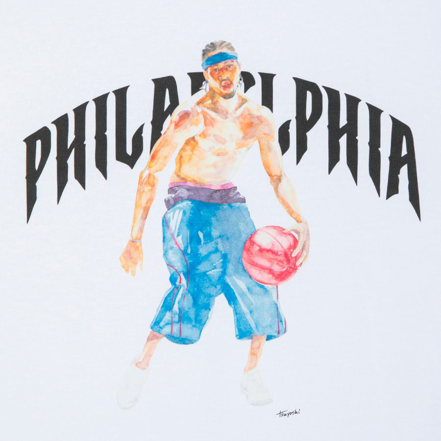 APPLEBUM PHILADELPHIA T-SHIRT Tシャツ ホワイト フロント グラフィックアート詳細 TY2621102