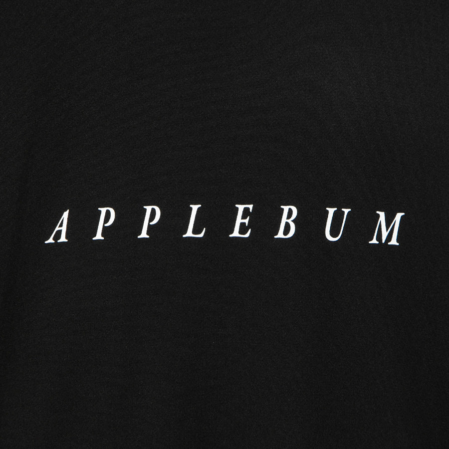 APPLEBUM PHILOSOPHY DRY L/S T-SHIRT 長袖Tシャツ ブラック フロントグラフィック ピスネーム詳細 EA2621113