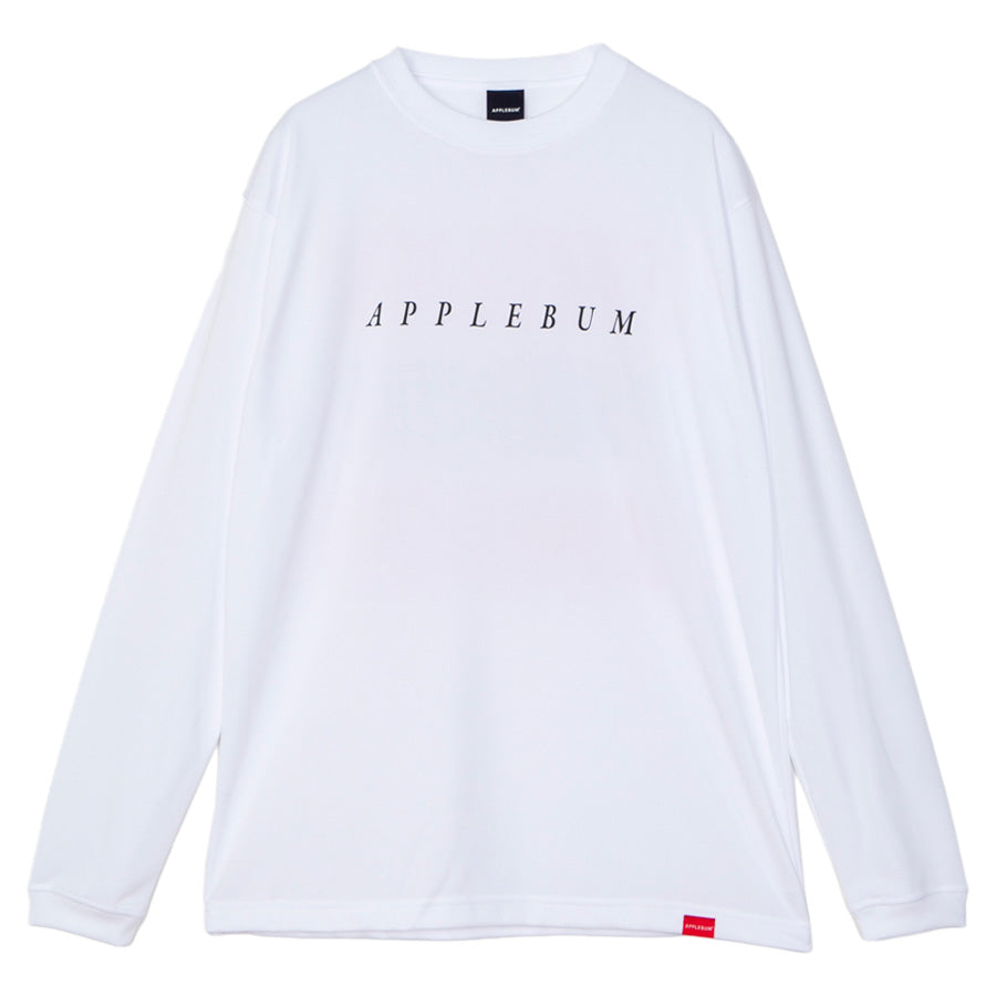 APPLEBUM PHILOSOPHY DRY L/S T-SHIRT 長袖Tシャツ ホワイト 平置き正面 EA2621113