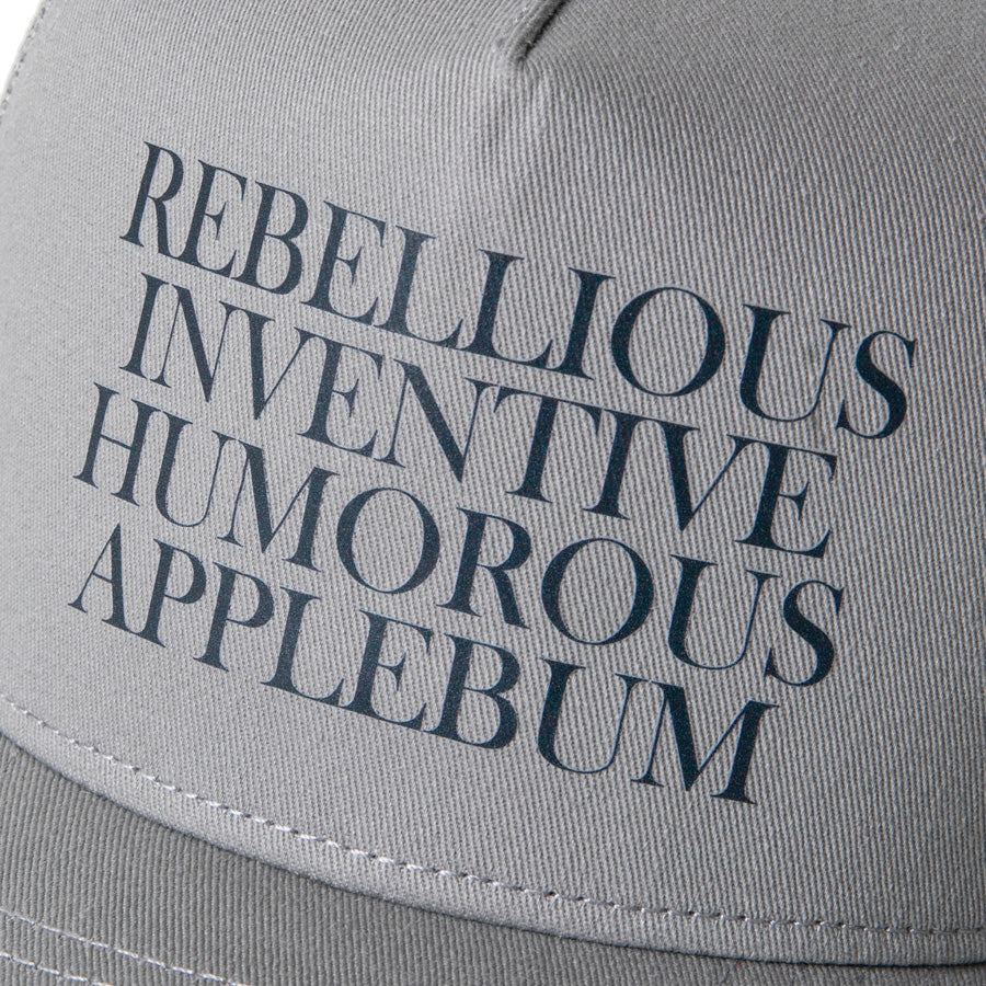 APPLEBUM PHILOSOPHY Mesh Cap フロントロゴ グレー HS2611104