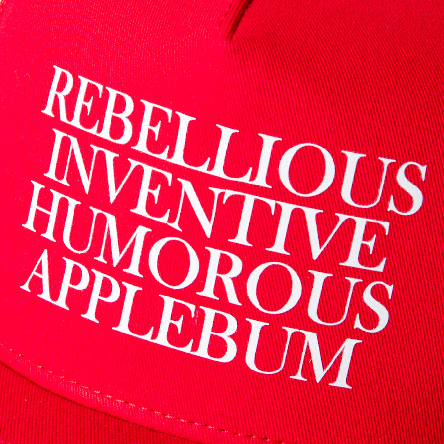 APPLEBUM PHILOSOPHY Mesh Cap フロントロゴ レッド HS2611104