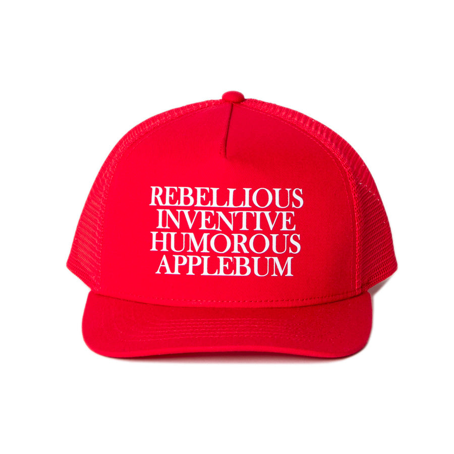 APPLEBUM PHILOSOPHY Mesh Cap メッシュキャップ レッド 正面 HS2611104