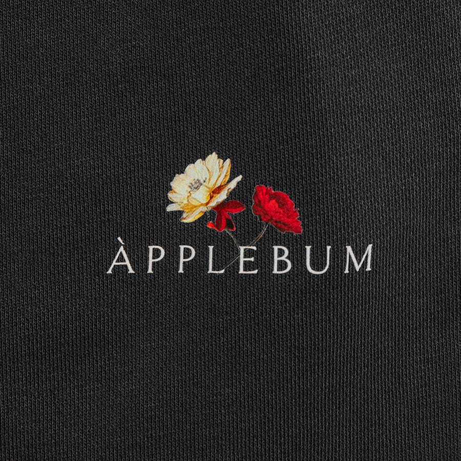 APPLEBUM ロゴ刺繍 ディテール グレー