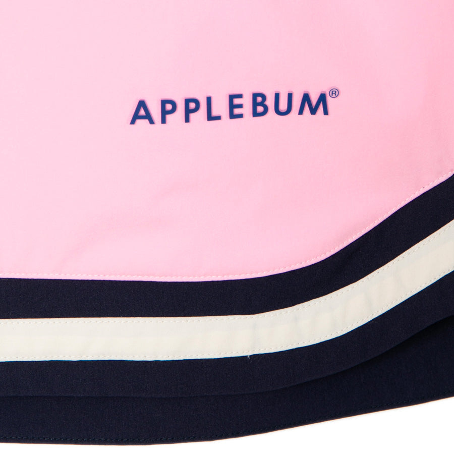 APPLEBUM Authentic Hoopers Shorts ピンク 左裾ロゴディテール
