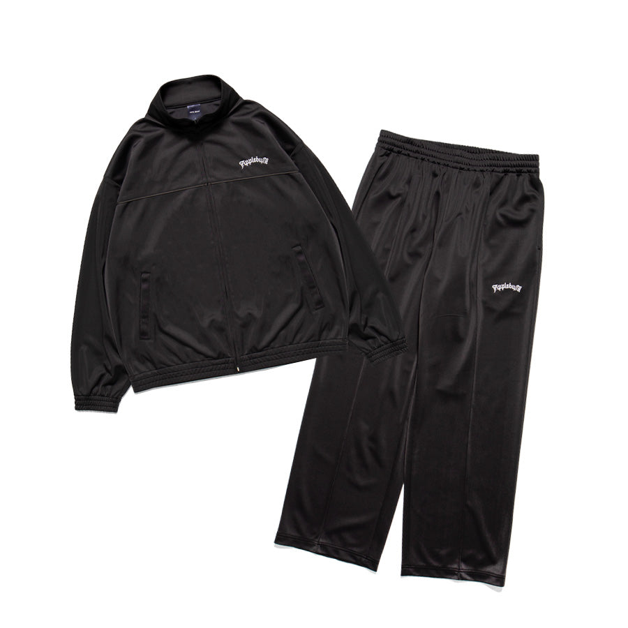 ほんてぃ APPLEBUM サテントラックパンツ APPLEBUM / SATIN TRACK PANTS [NAVY] - THINKTANK ltd.[Dove&Bucks