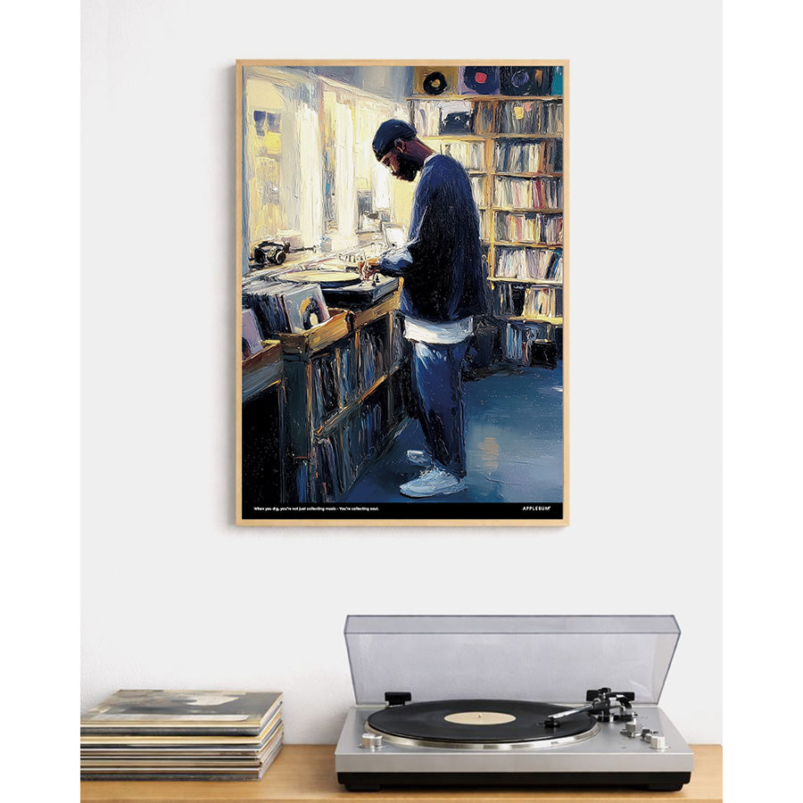 APPLEBUM ポスター インテリア 飾り例 レコード