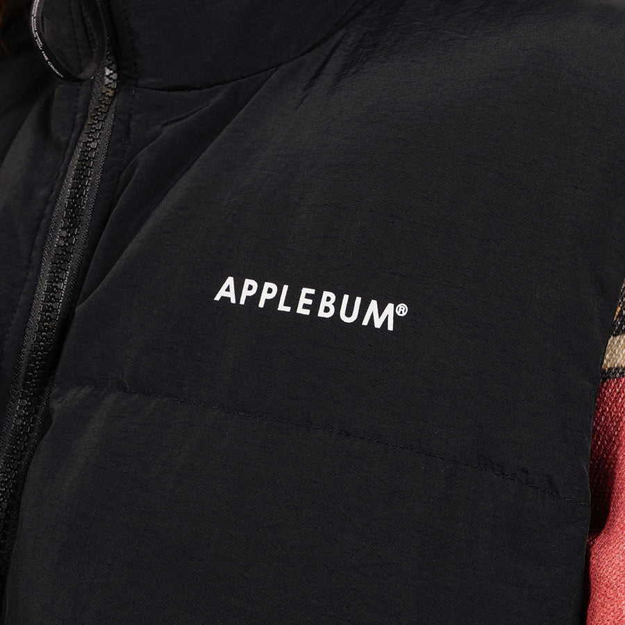 APPLEBUM ロゴプリント ディテール 中綿ベスト