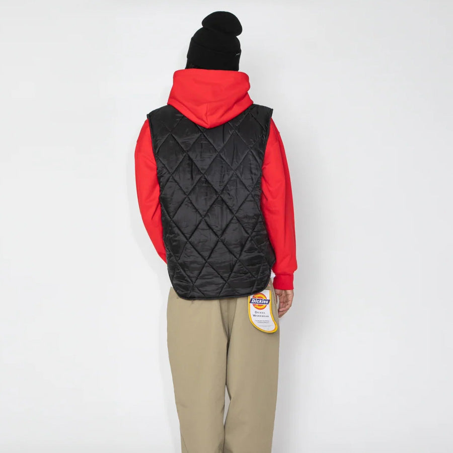 APPLEBUM QUILTING VEST キルティング ベスト ブラック モデル着用 別カット 2620609