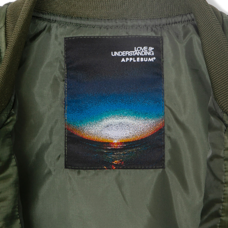 APPLEBUM QUILTING VEST キルティング ベスト オリーブ ブランドタグ詳細 2620609