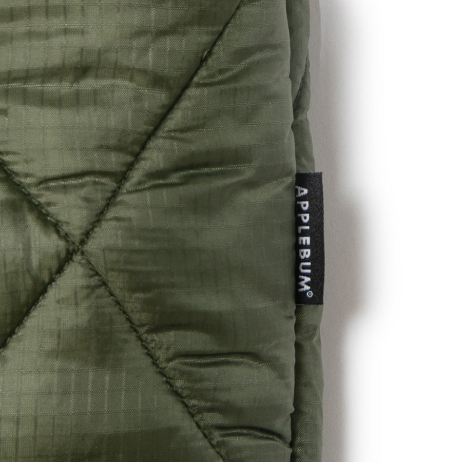 APPLEBUM QUILTING VEST キルティング ベスト オリーブ ピスネーム詳細 2620609