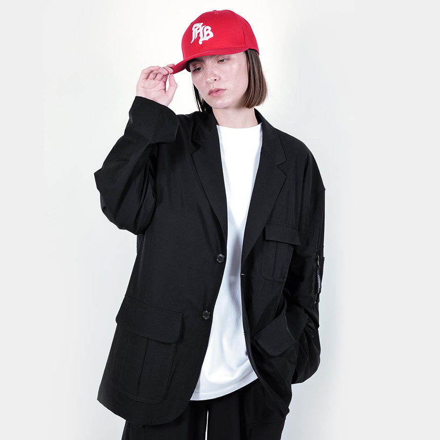 APPLEBUM Relax Jacket ブラック 着用 正面