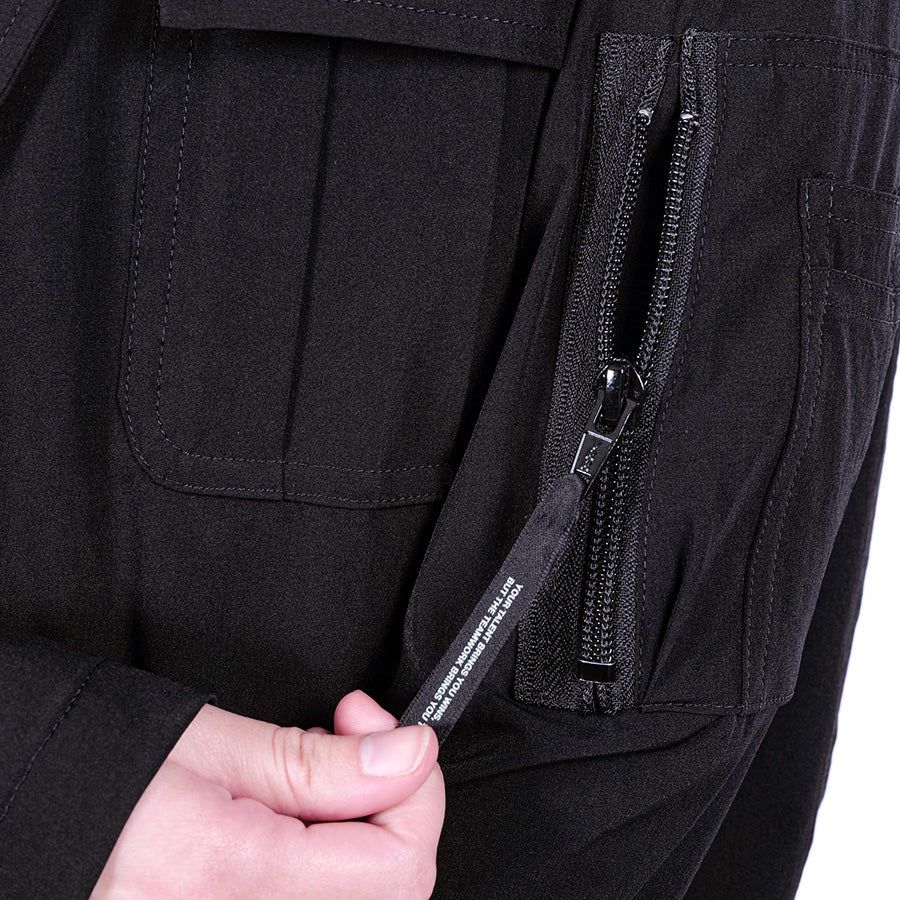 APPLEBUM 袖ポケット ファスナー ディテール