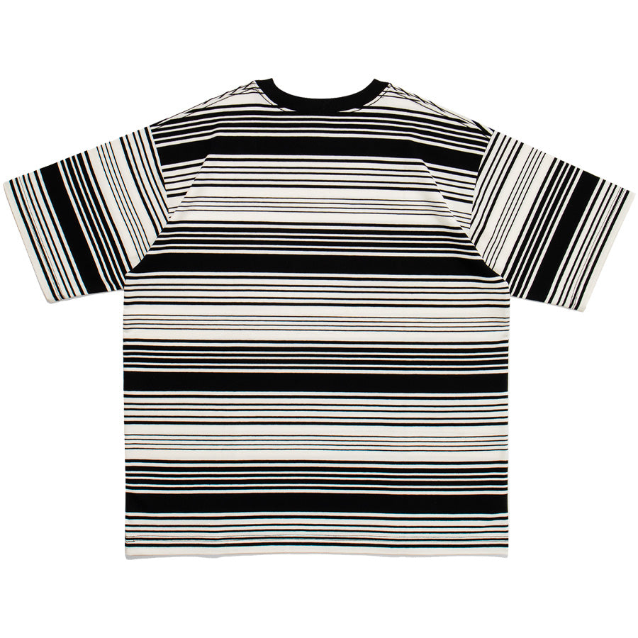 APPLEBUM ボーダーポケットTシャツ ホワイト 背面