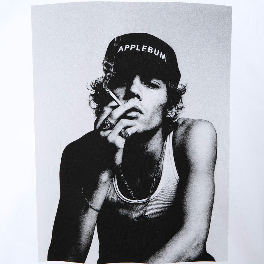 APPLEBUM Rude Boy モノクロフォト プリント ディテール