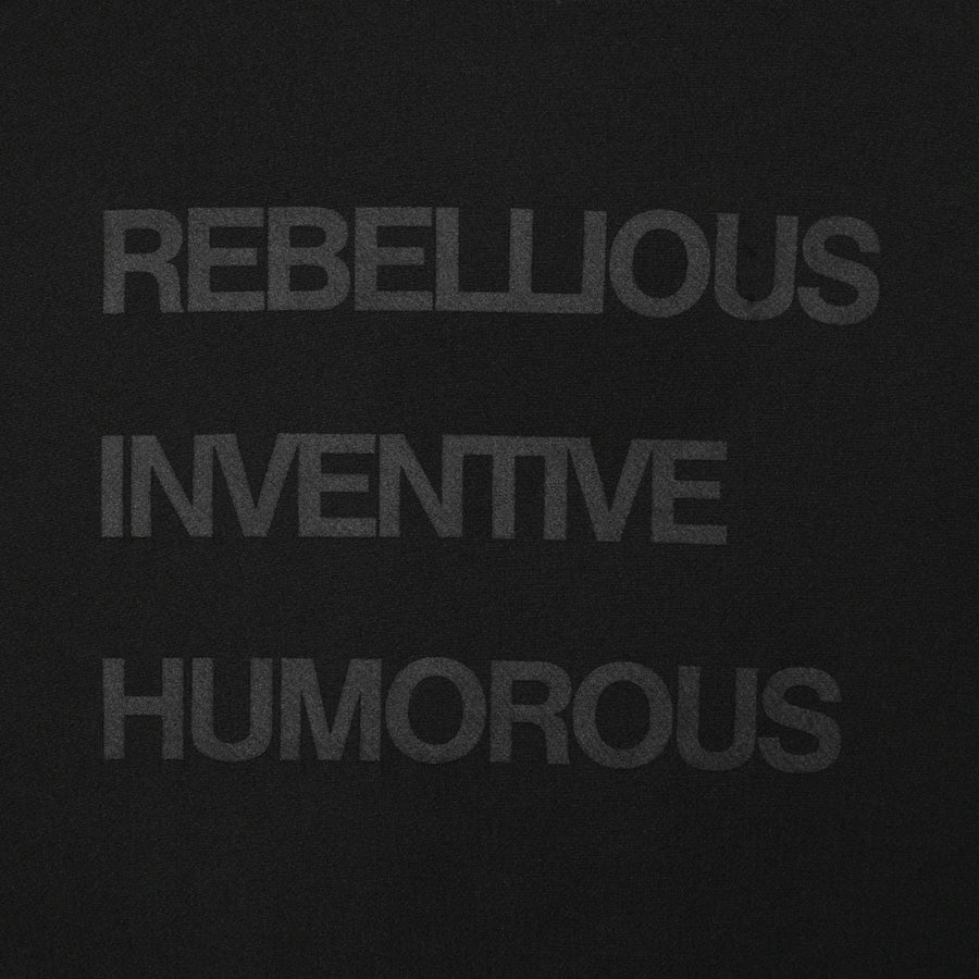 APPLEBUM 同色バックプリント ブラック