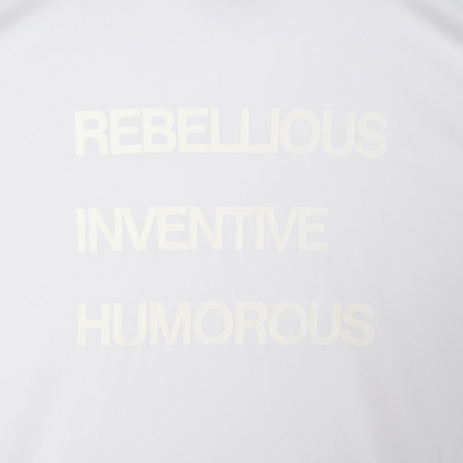 APPLEBUM バックプリント ディテール ホワイト