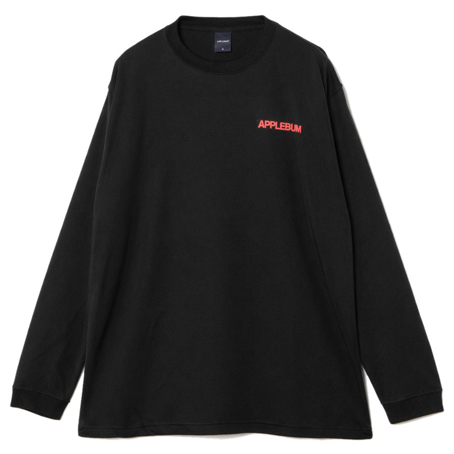 APPLEBUM Show & Prove ドライロングスリーブTシャツ ブラック 正面