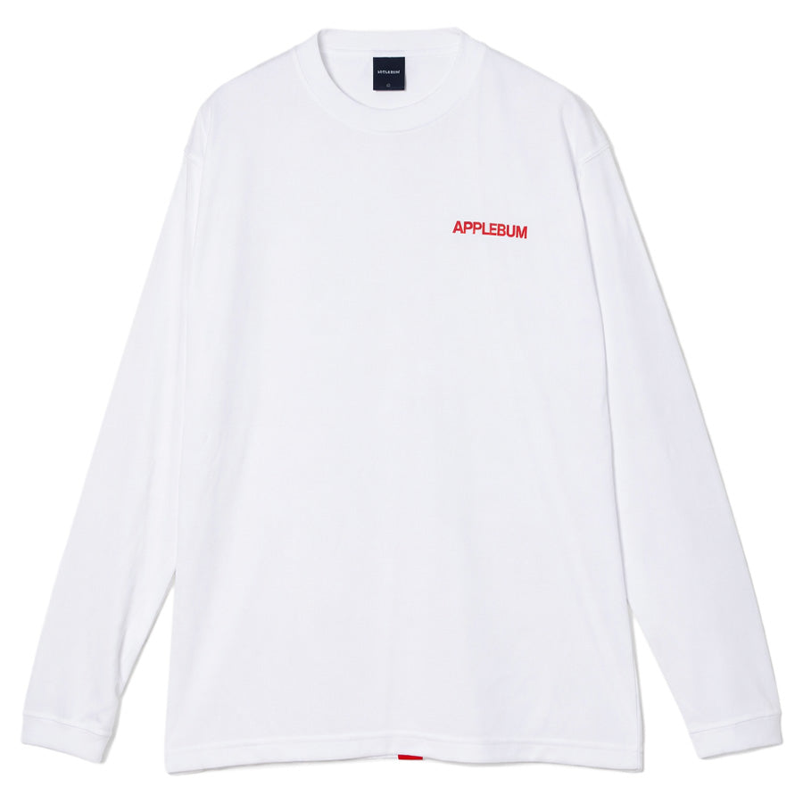 APPLEBUM Show & Prove L/S Dry T-shirt ホワイト 正面