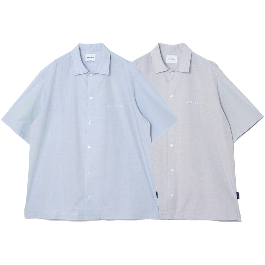 APPLEBUM Smooth Typewriter S/S Shirt ブルー グレー 2カラー