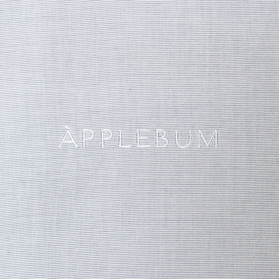 APPLEBUM Smooth Typewriter S/S Shirt グレー 胸ロゴ刺繍
