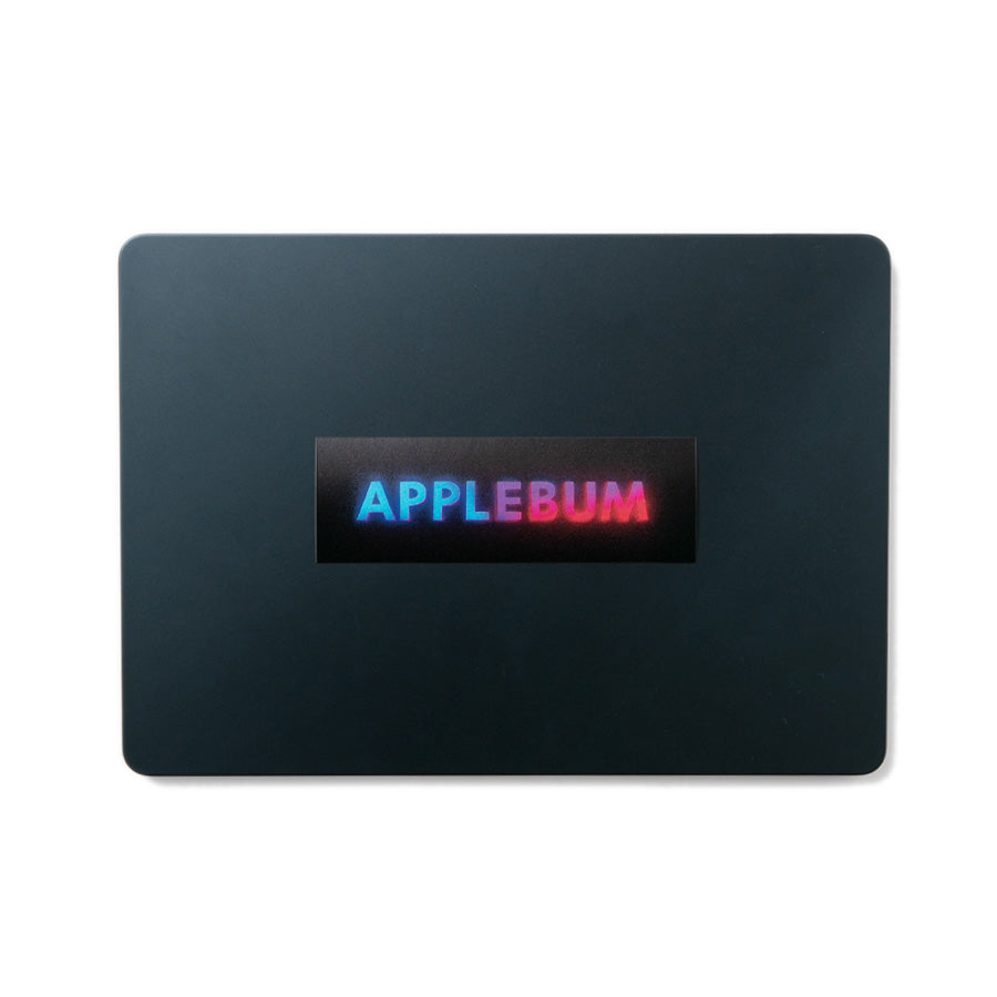 APPLEBUM ステッカー PC貼付 使用イメージ