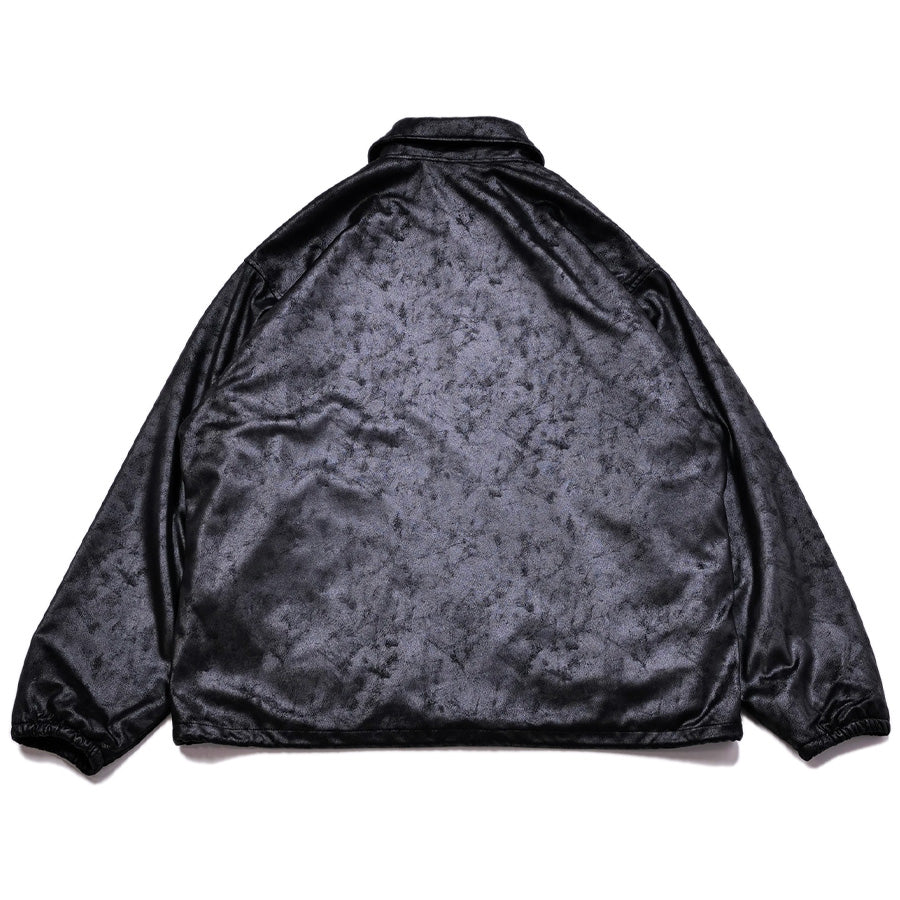 APPLEBUM シンセティックレザー ジャケット ブラック 背面
