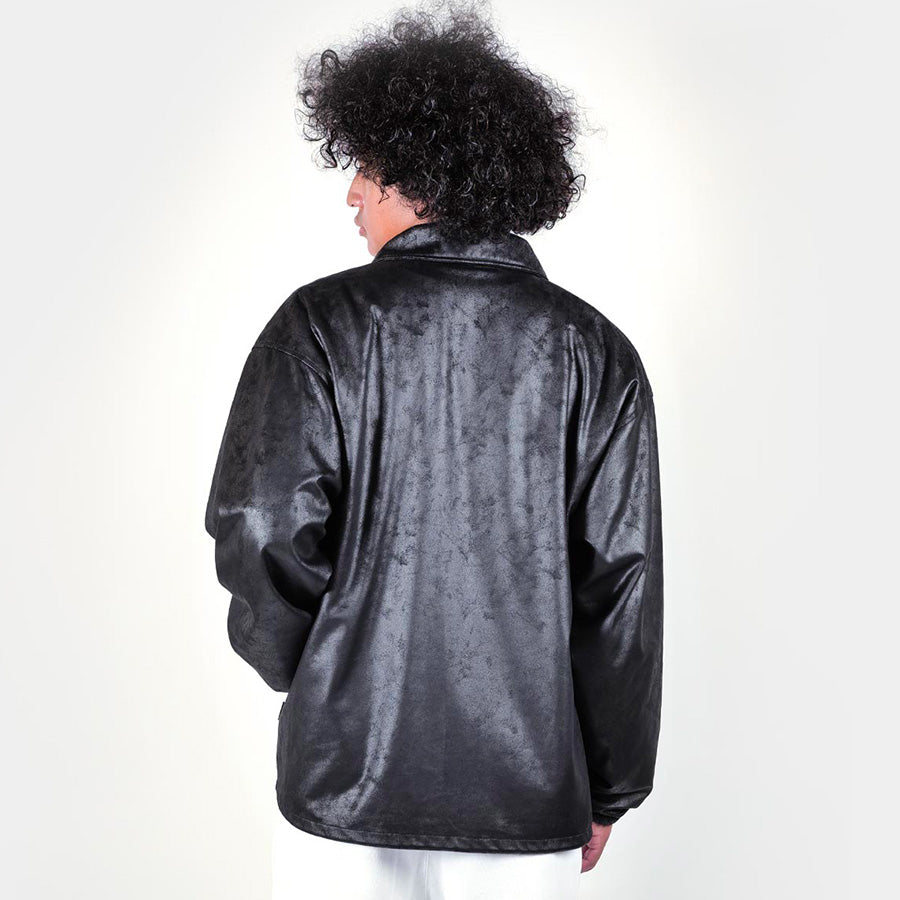 APPLEBUM ジャケット ブラック 着用 背面