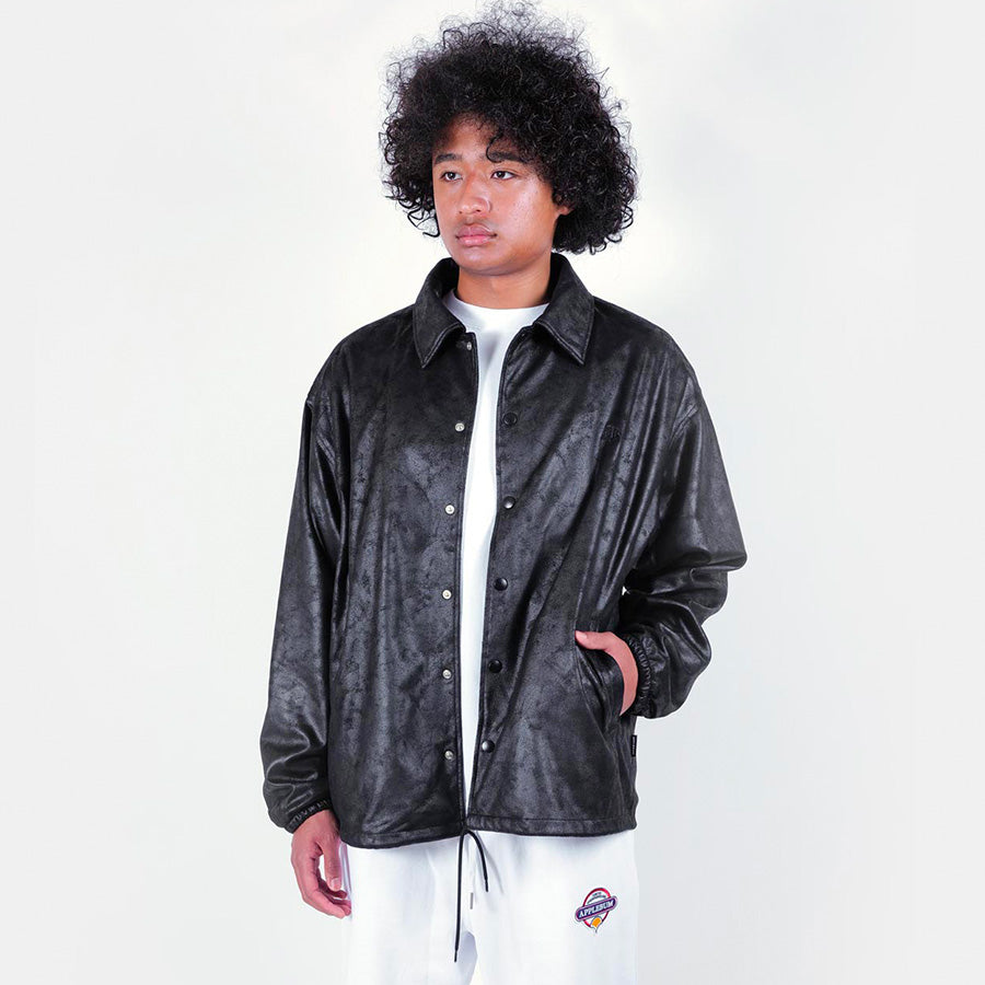 APPLEBUM レザージャケット 着用 右斜め