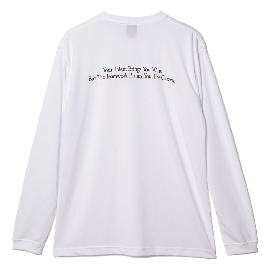 APPLEBUM バックプリント ドライTシャツ ホワイト 背面